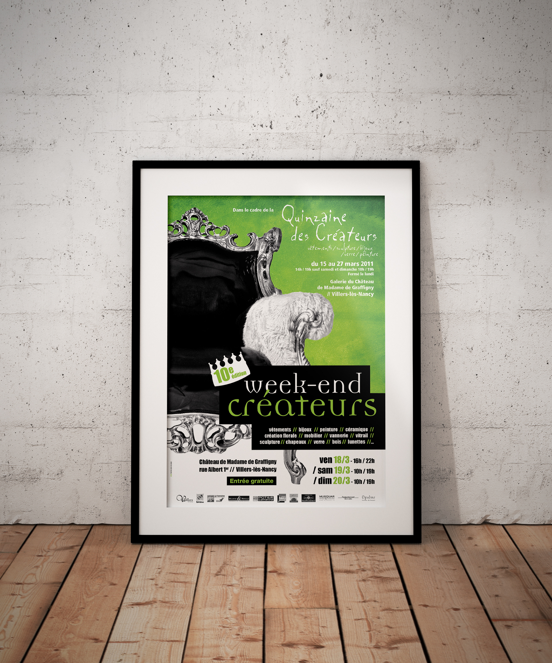 affiche Week-end Créateurs 2011